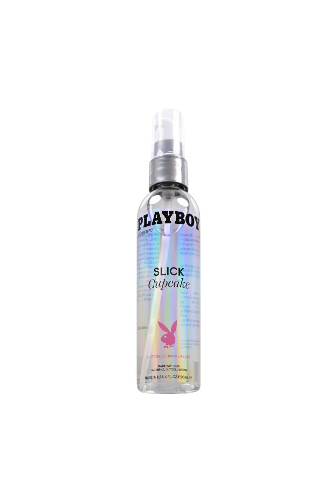 Playboy - Slick Cupcake Flavored Water Based Lubricant - Various Sizes 4oz Liquid - Tophatter Daily Deals