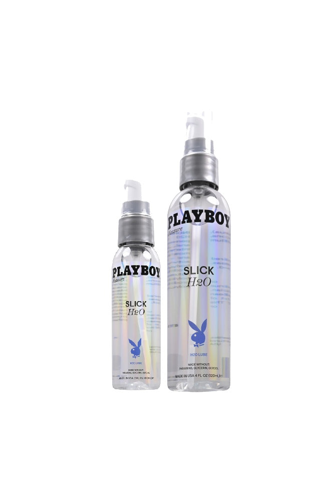 Playboy - Slick H20 Water Based Lubricant - Various Sizes Liquid - Tophatter Daily Deals