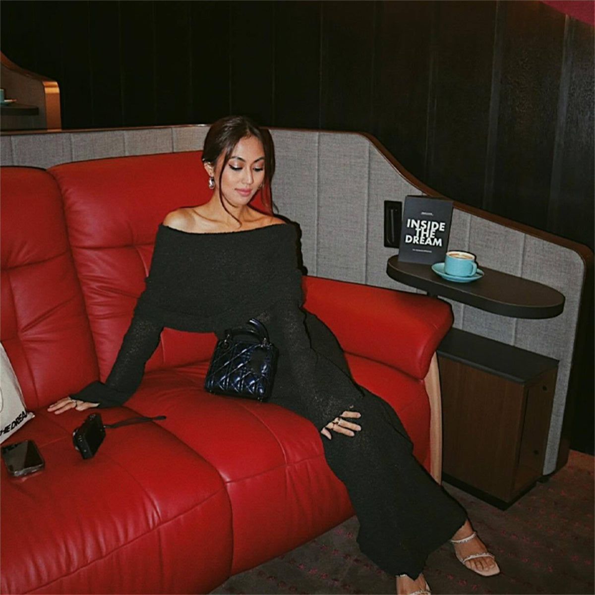 Slim Knitted Sexy See Through Dresses Solid Color Dresses - Tophatter Daily Deals