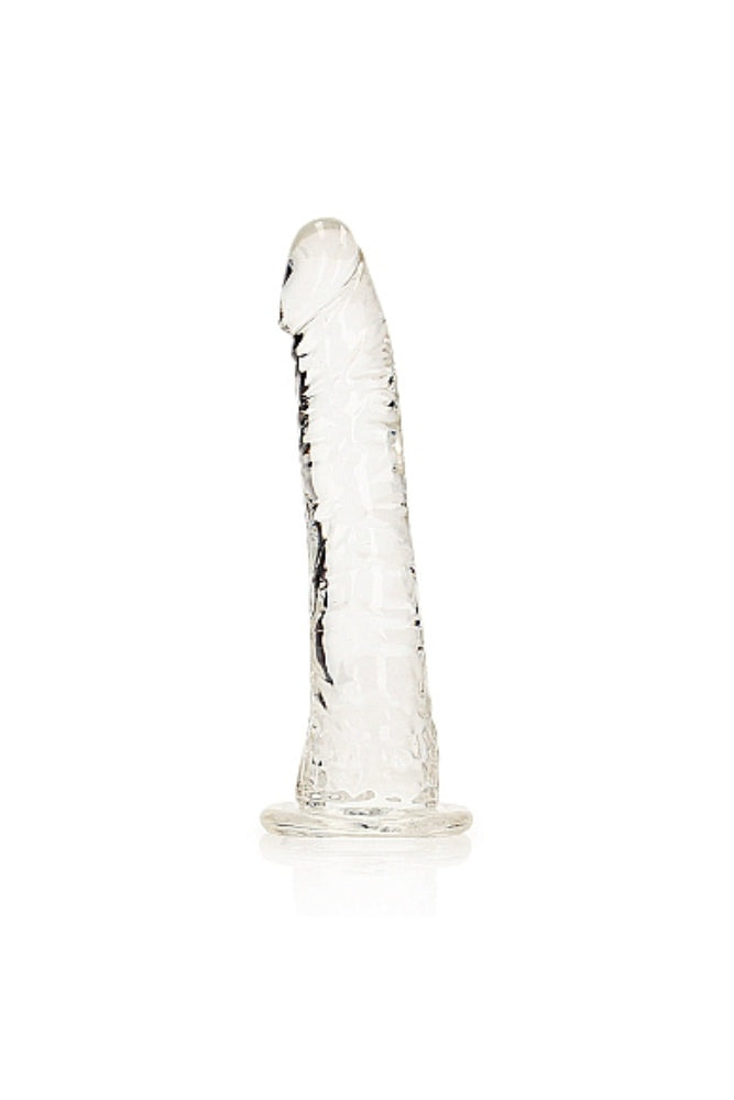 Shots Toys - RealRock - 6" Slim Realistic Dildo with Suction Cup - Clear Sex Toy - Tophatter Daily Deals