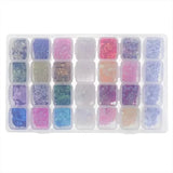 Small 28 Grids Diamond Box Clear Plastic Jewelry Craft Storage Container Storage & Organization - Tophatter Daily Deals