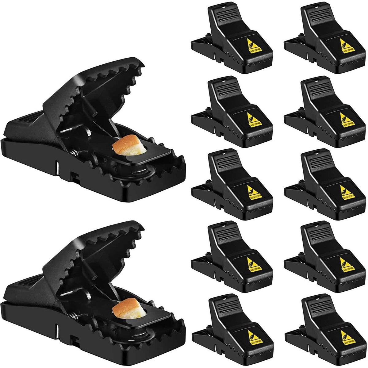Small Effective Sanitary Safe Mouse Catcher for Family and Pet 12-Pack Pest Control - Tophatter Daily Deals