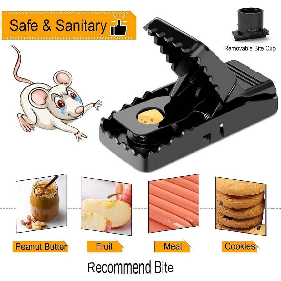 Small Effective Sanitary Safe Mouse Catcher for Family and Pet Pest Control - Tophatter Daily Deals