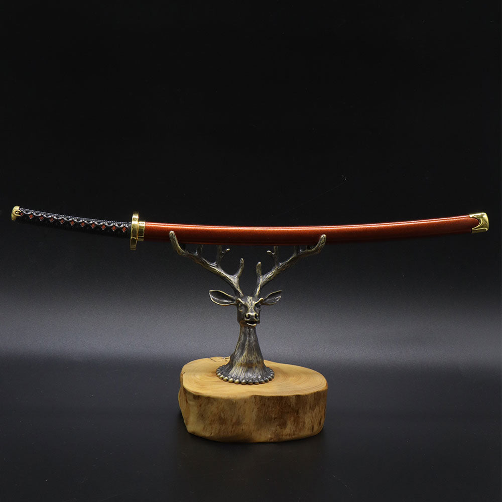 Creative Metal Elk Head Wooden Stand - Tophatter Daily Deals