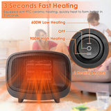Small Portable Electric Space Heater Household Appliances - Tophatter Daily Deals