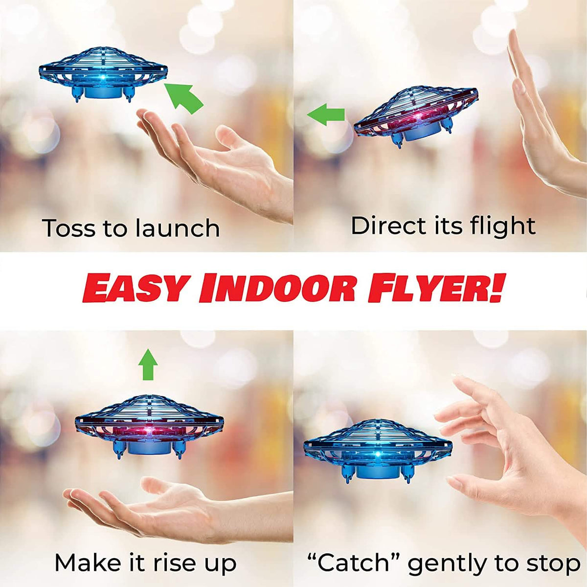 Small UFO Flying Ball Drone Toy Toys & Games - Tophatter Daily Deals