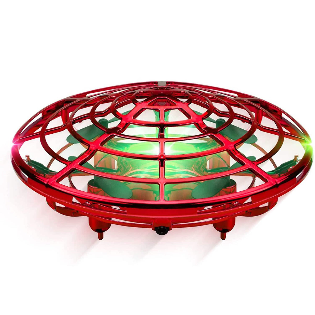 Small UFO Flying Ball Drone Toy Red Toys & Games - Tophatter Daily Deals
