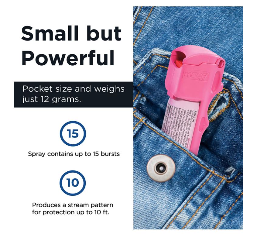 Mace Pocket Model Stream Pepper Spray Pepper Spray - Tophatter Daily Deals