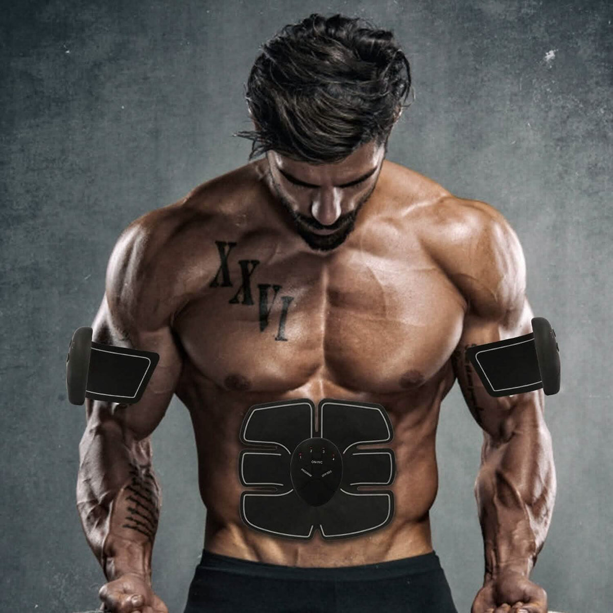 Smart Abs Stimulator Muscle Toning Belt Trainer Fitness & Exercise - Tophatter Daily Deals