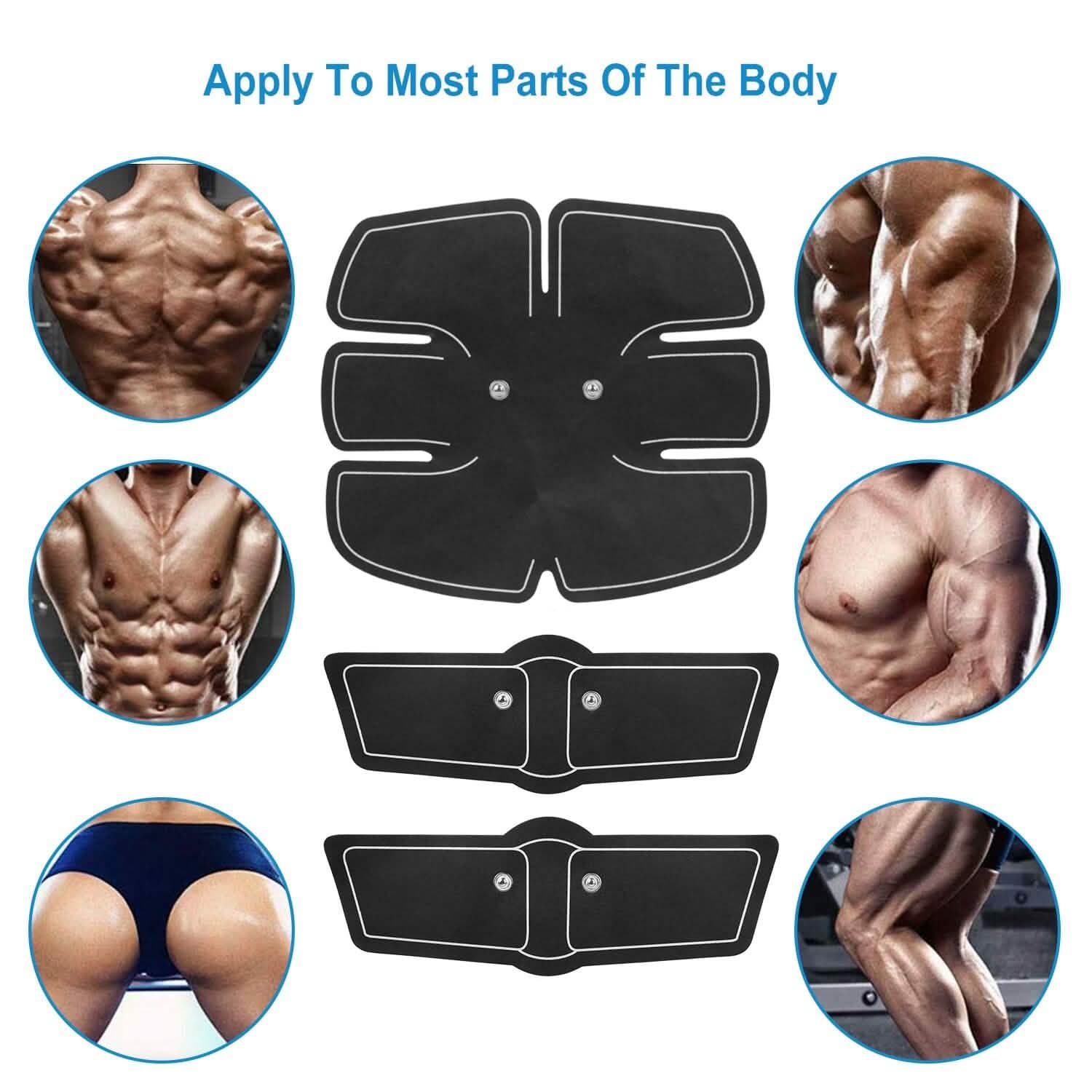 Smart Abs Stimulator Muscle Toning Belt Trainer Fitness & Exercise - Tophatter Daily Deals