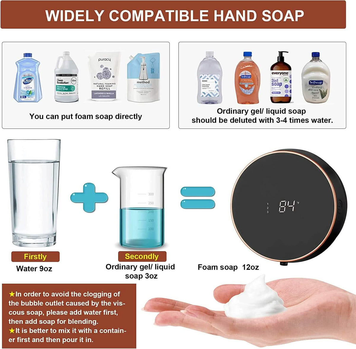 Smart Automatic Wall Mount Soap Dispenser Touchless Bath - Tophatter Daily Deals