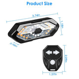 Smart Bike Tail Light USB Rechargeable LED Bicycle Rear Light Outdoor Recreation - Tophatter Daily Deals