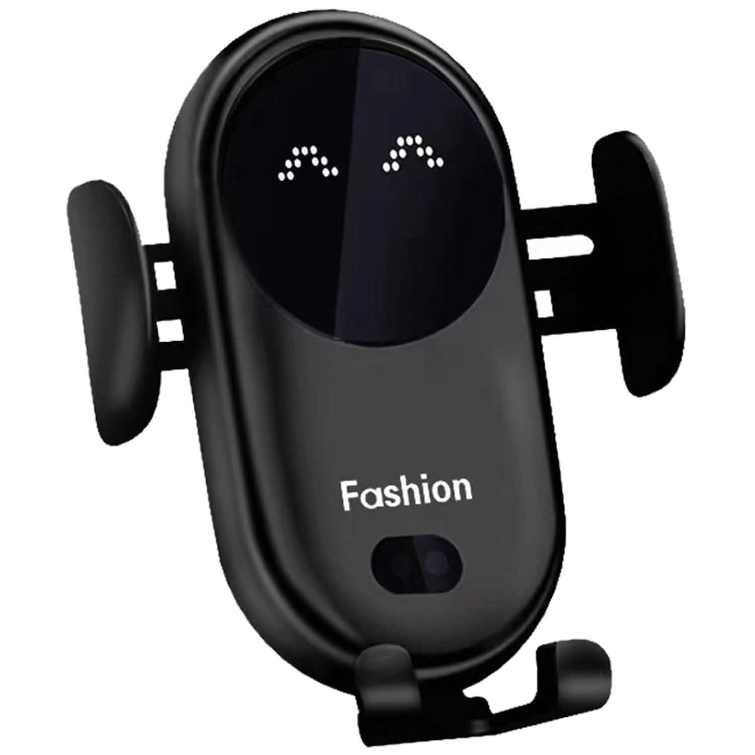 Smart Car Wireless Charger Auto Sensing Phone Holder 10W Qi Fast Charging Air Vent Black Automotive - Tophatter Daily Deals