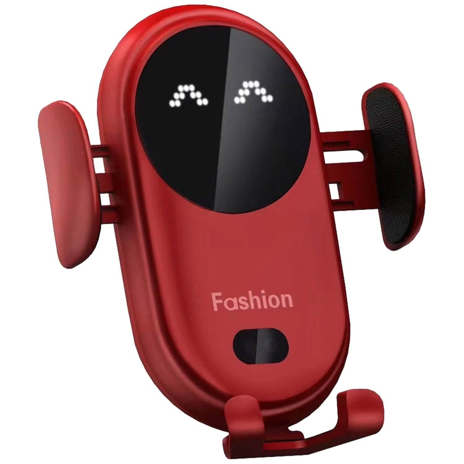 Smart Car Wireless Charger Auto Sensing Phone Holder 10W Qi Fast Charging Air Vent Red Automotive - Tophatter Daily Deals