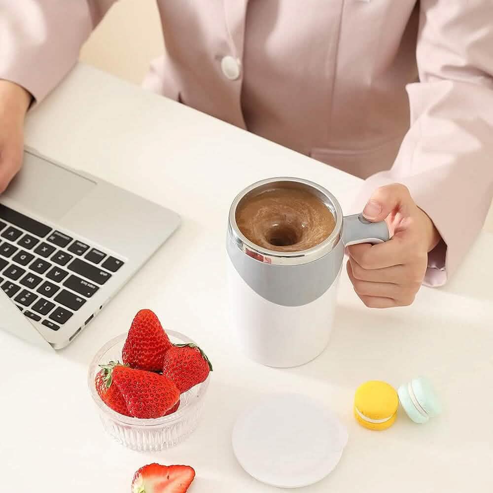 Smart Electric Self-Mixing Mug Wine & Dining - Tophatter Daily Deals