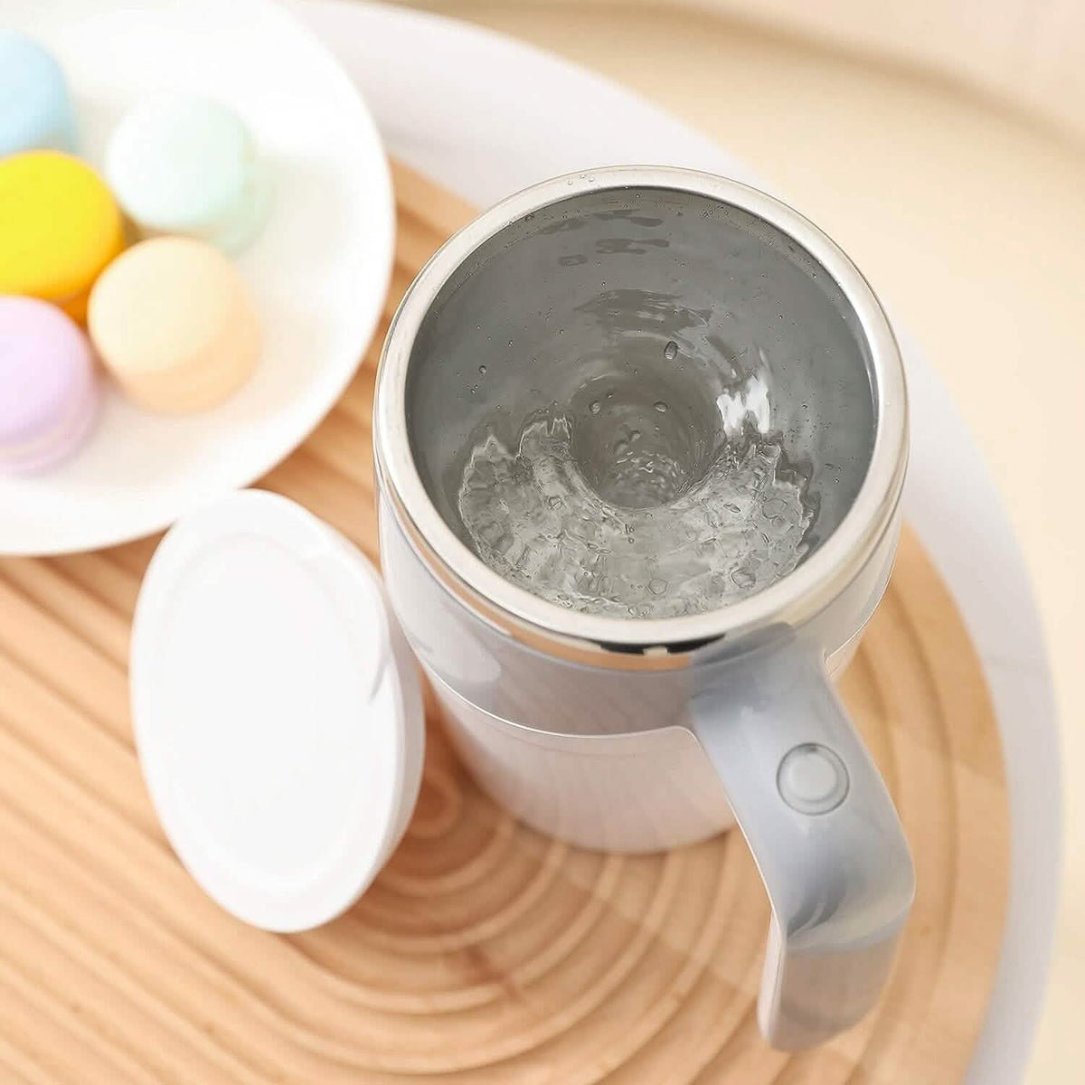 Smart Electric Self-Mixing Mug Wine & Dining - Tophatter Daily Deals