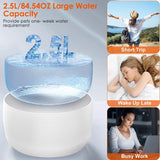 Smart Pet Drinking Fountain with LED Light 7-Pack Replaceable Water Filters Pet Supplies - Tophatter Daily Deals