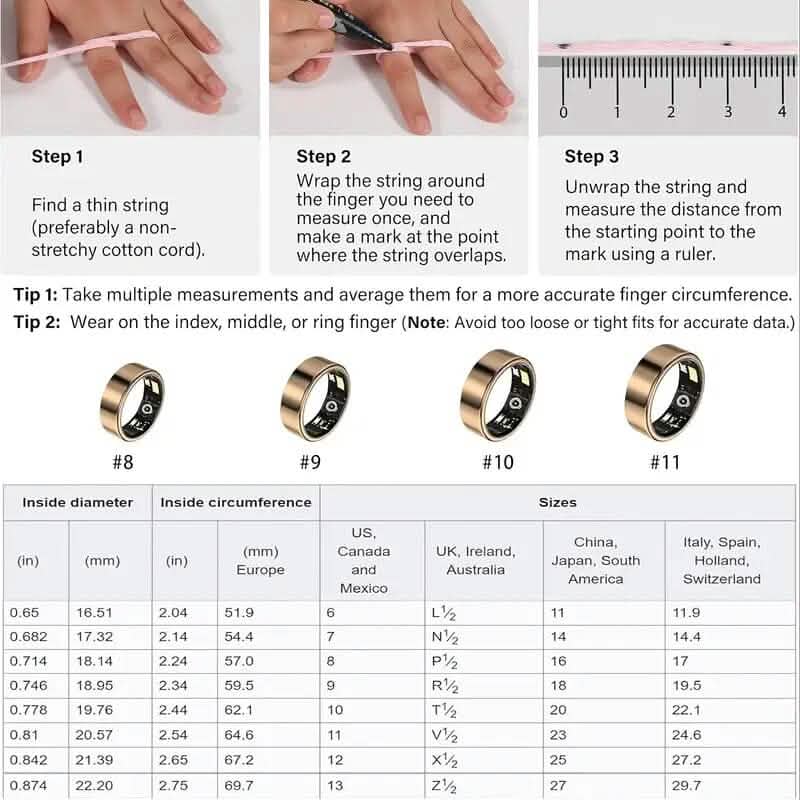 Smart Ring Fitness Assistant Fitness & Exercise - Tophatter Daily Deals