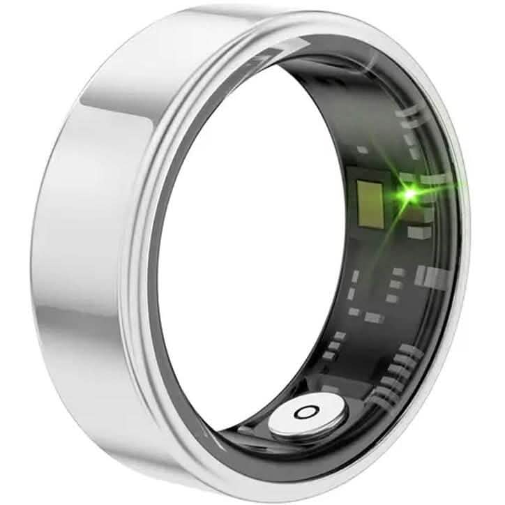 Smart Ring Fitness Assistant Silver Fitness & Exercise - Tophatter Daily Deals
