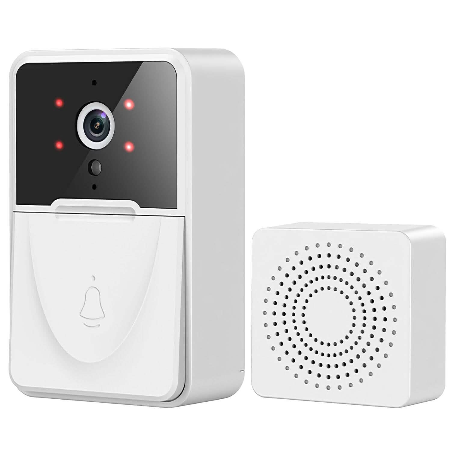 Smart Wireless Wi-Fi Video Security Doorbell Smart Home & Security - Tophatter Daily Deals