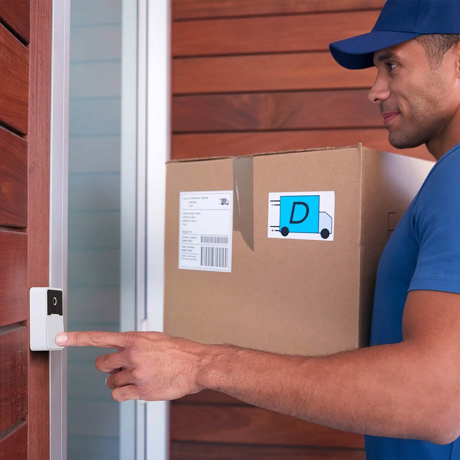 Smart Wireless Wi-Fi Video Security Doorbell Smart Home & Security - Tophatter Daily Deals