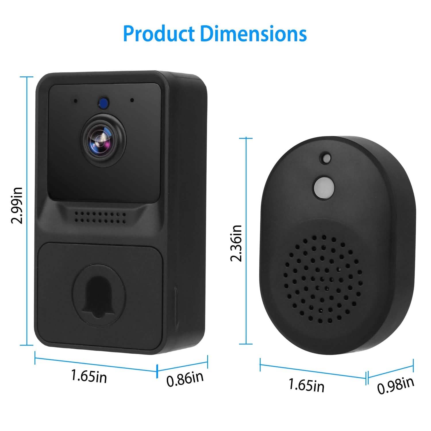 Smart Wireless WiFi Ring Doorbell Smart Home & Security - Tophatter Daily Deals