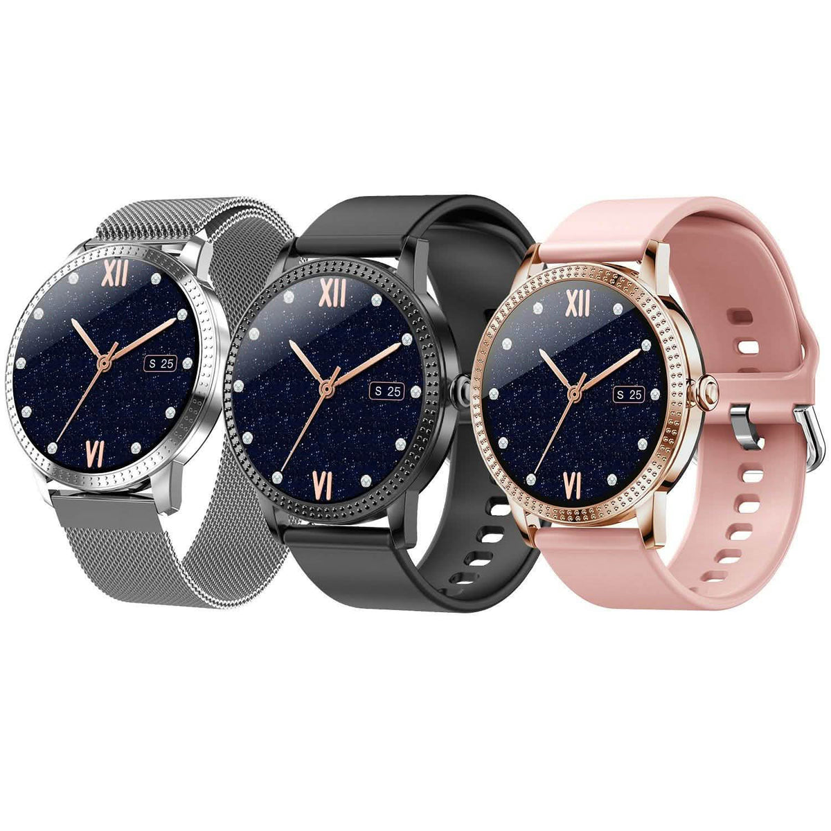 Smartwatch Fitness Tracker 1.08" Touch Screen Fitness & Exercise - Tophatter Daily Deals