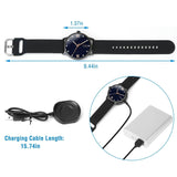 Smartwatch Fitness Tracker 1.08" Touch Screen Fitness & Exercise - Tophatter Daily Deals