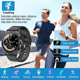 Smartwatch Fitness Tracker 1.08" Touch Screen Fitness & Exercise - Tophatter Daily Deals