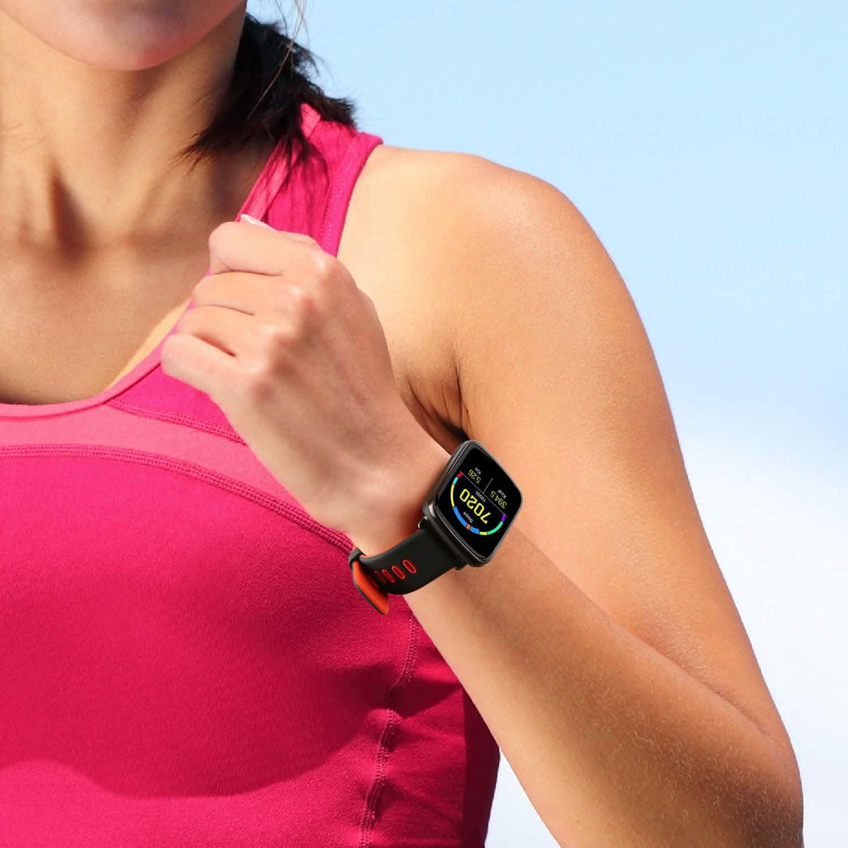 Smartwatch Fitness Tracker with Heart Rate Monitor Smart Watches - Tophatter Daily Deals