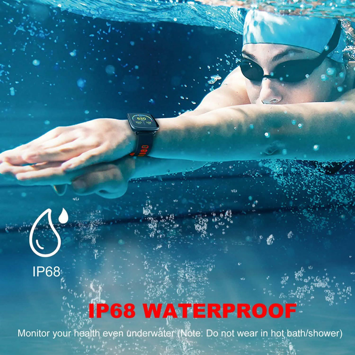 Smartwatch Fitness Tracker with Heart Rate Monitor Smart Watches - Tophatter Daily Deals