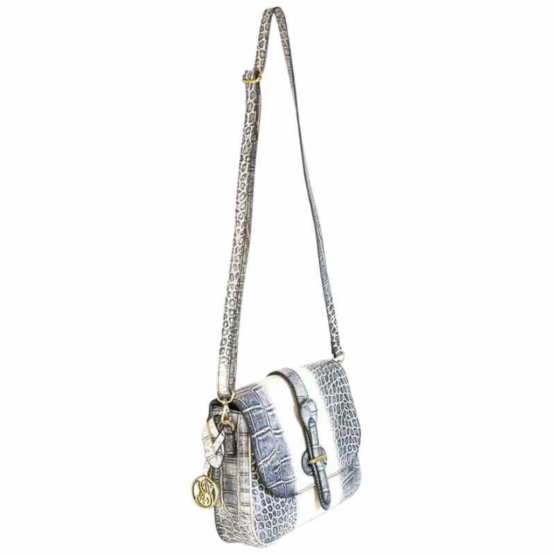 Smith & Wesson® Croc Crossbody Concealed Carry Handbag Handgun Purses - Tophatter Daily Deals
