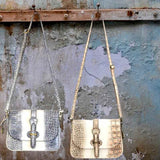 Smith & Wesson® Croc Crossbody Concealed Carry Handbag Handgun Purses - Tophatter Daily Deals