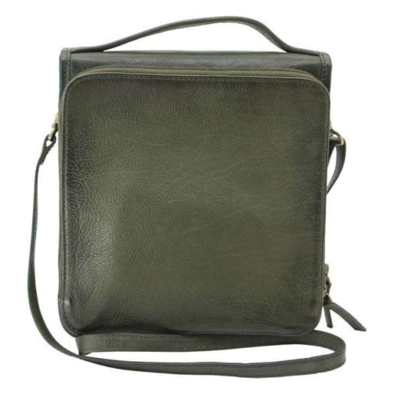 Smith & Wesson Leather Vintage Crossbody Concealed Carry Handbag Handgun Purses - Tophatter Daily Deals