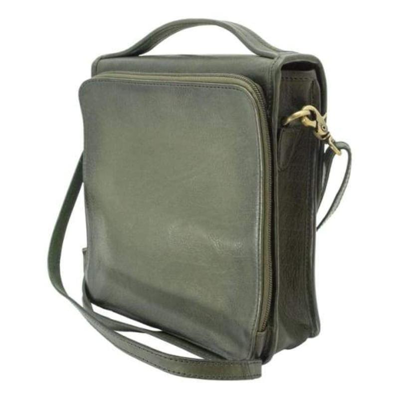 Smith & Wesson Leather Vintage Crossbody Concealed Carry Handbag Handgun Purses - Tophatter Daily Deals