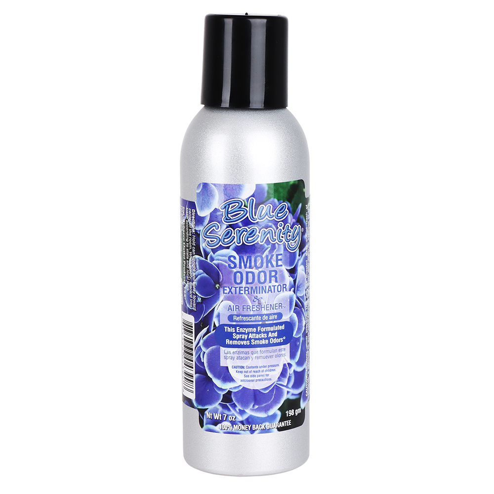 Smoke Odor Exterminator Spray | Blue Serenity Air Fresheners & Odor Eliminators - Tophatter Daily Deals