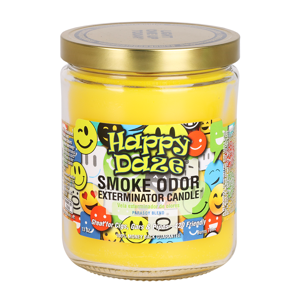 Smoke Odor Exterminator Candle | Happy Daze Candles & Wax Melts - Tophatter Daily Deals