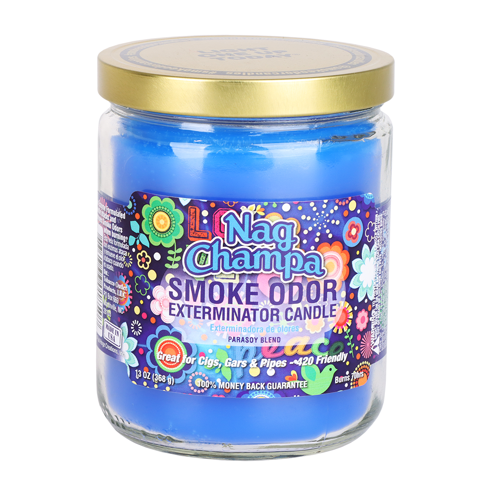 Smoke Odor Exterminator Candle | Nag Champa Candles & Wax Melts - Tophatter Daily Deals