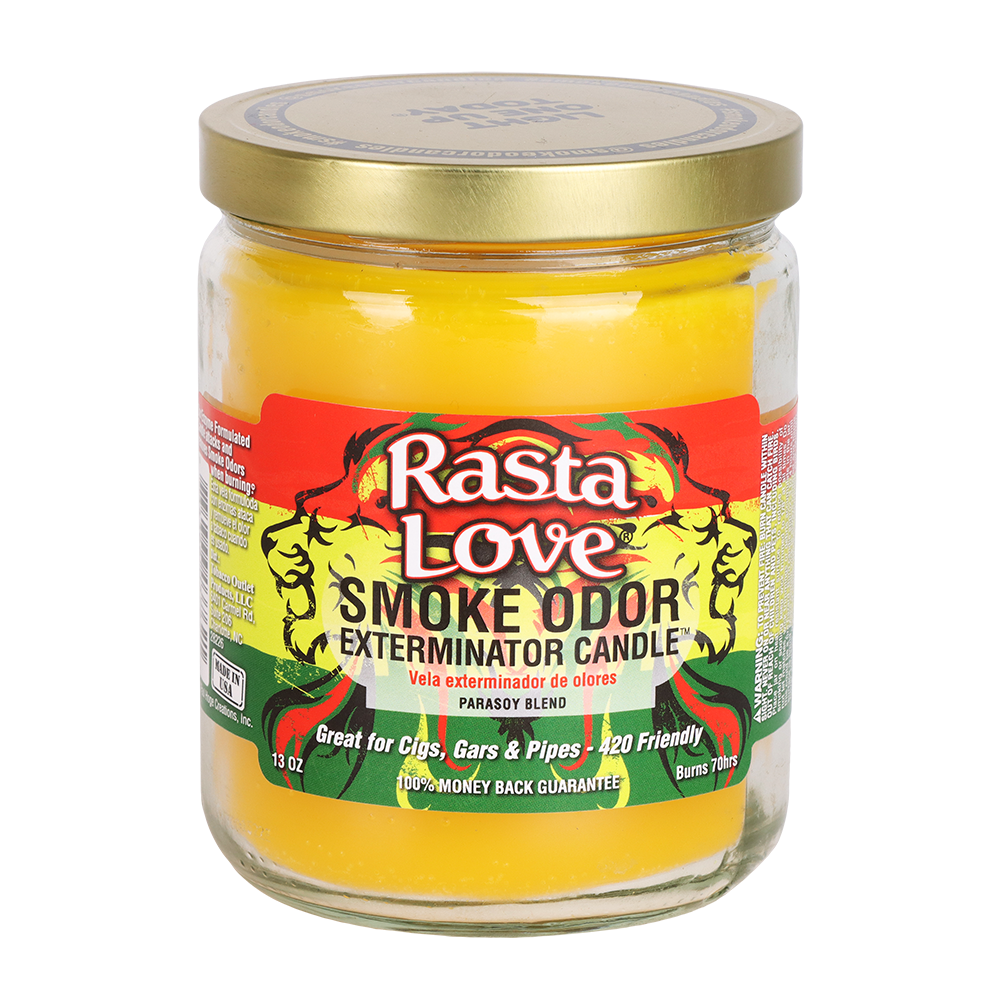 Smoke Odor Exterminator Candle | Rasta Love Candles & Wax Melts - Tophatter Daily Deals