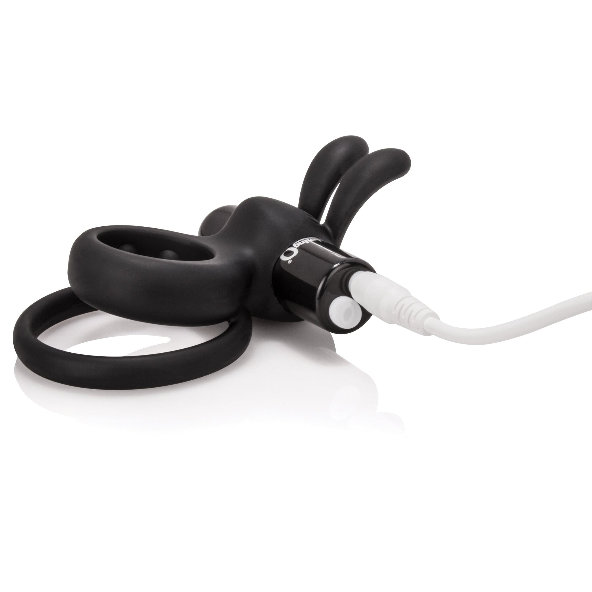 Charged Ohare – Rechargeable Double Cock Ring Rabbit Vibrator > Sex Toys > Couples Toys - Tophatter Daily Deals