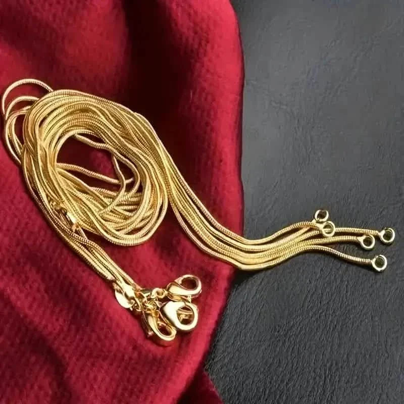 Snake Chain Necklace For Men And Women Necklaces - Tophatter Daily Deals