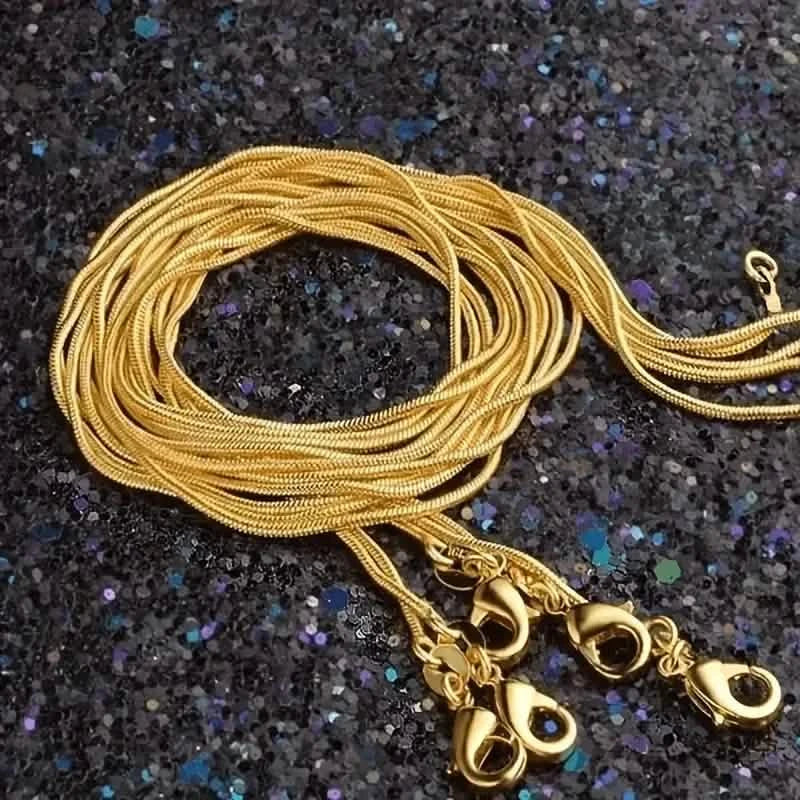 Snake Chain Necklace For Men And Women Necklaces - Tophatter Daily Deals