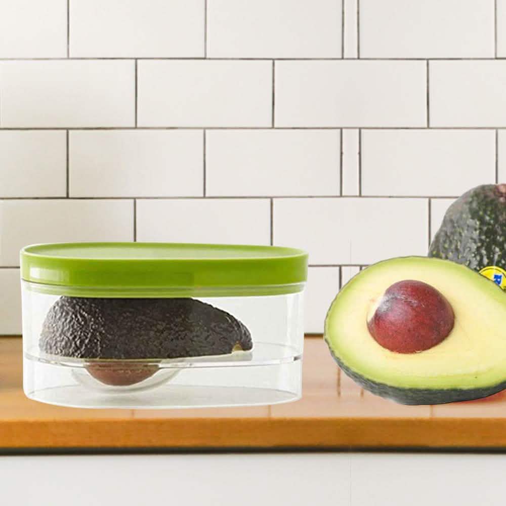 Snap-On Avocado Food Saver Storage Container Food Storage Containers - Tophatter Daily Deals