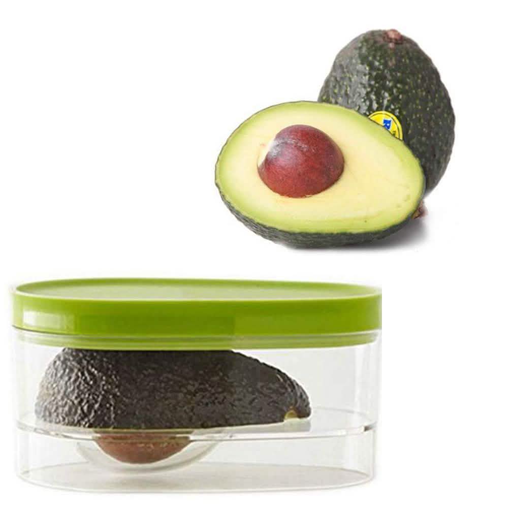 Snap-On Avocado Food Saver Storage Container Food Storage Containers - Tophatter Daily Deals