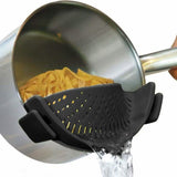 Snap'N Strain Kitchen Strainer Black Kitchen Tools & Gadgets - Tophatter Daily Deals