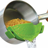 Snap'N Strain Kitchen Strainer Green Kitchen Tools & Gadgets - Tophatter Daily Deals