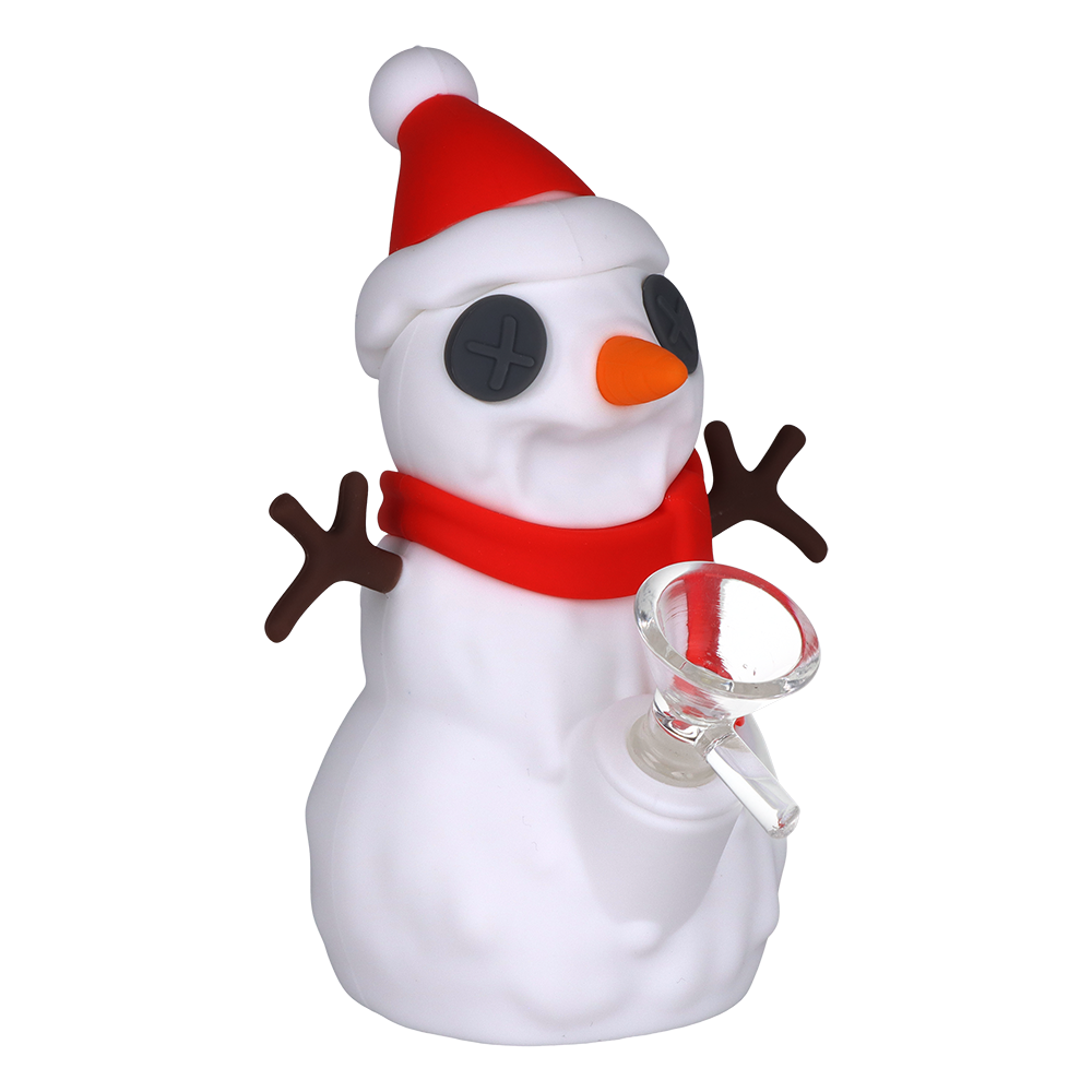 Snappy Snowman Silicone Bong Bongs - Tophatter Daily Deals