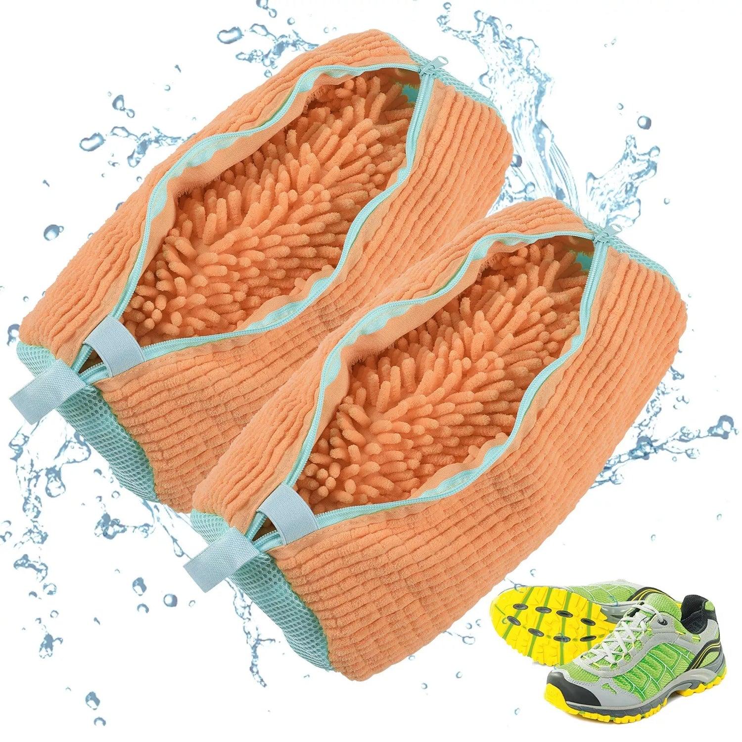 Shoe Washing Machine Bag - 1/2pcs Trainer Washing Bag Cleaning Laundry Shoe Bag Orange Home - Tophatter Daily Deals