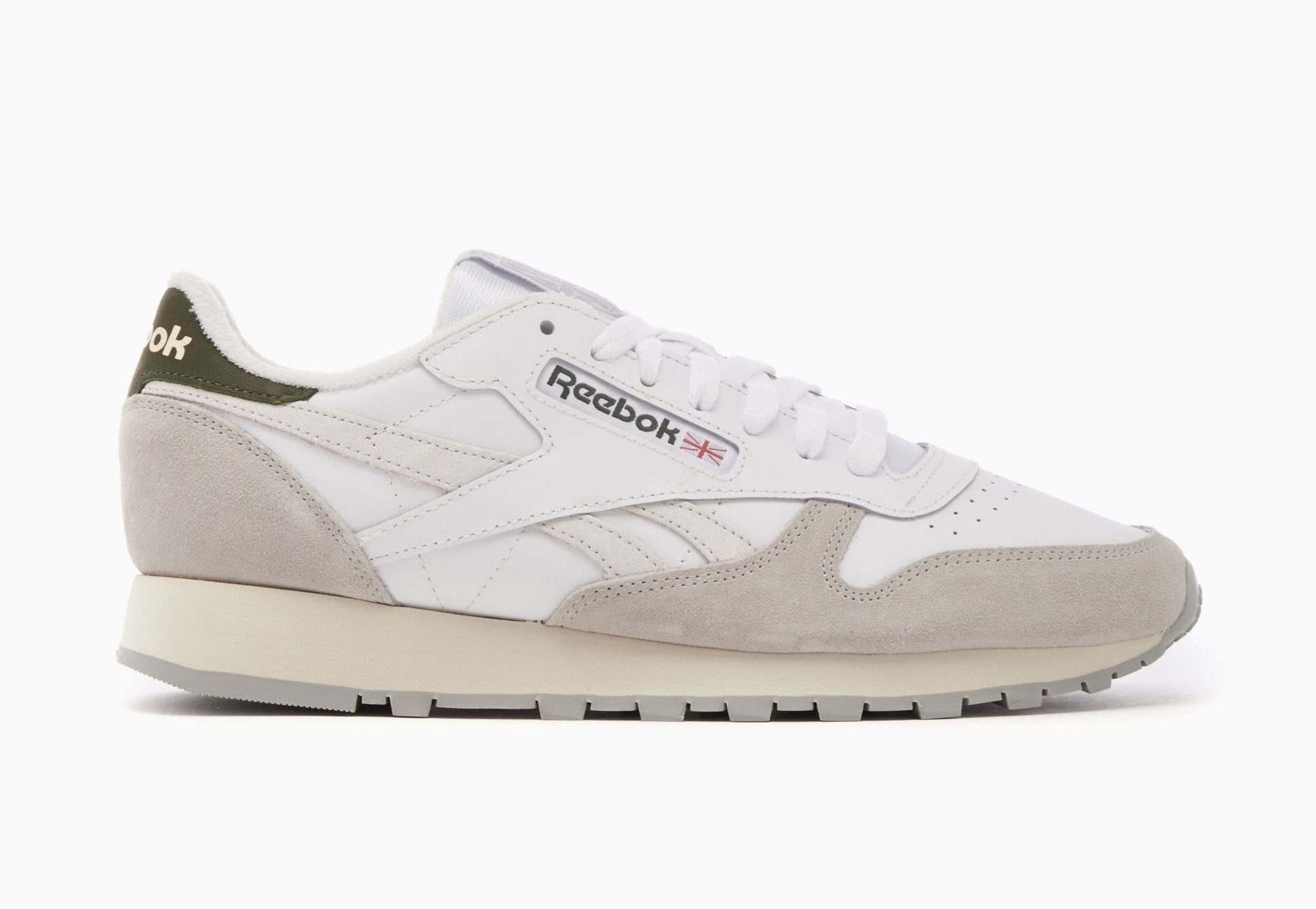 Reebok Men's Classic Leather Shoes - Ftwwht/Stefog/Pugry3 Ftwwht Stefog Pugry3 Footwear - Tophatter Daily Deals
