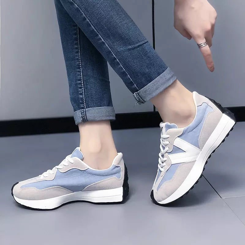 Sneakers Women V Shape White Sports Shoes Women Sneakers - Tophatter Daily Deals